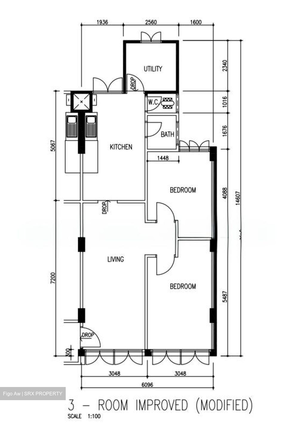Blk 65 Marine Drive Gardens (Marine Parade), HDB 3 Rooms #542758901